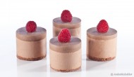 Chocolade mousse gebak afbeelding