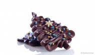 Chocolade kerstboom afbeelding